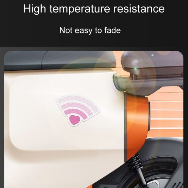 3pcs / Set Vehicle Electronic Car Cover Scratches Night Collision Decorative Signal Reflective Warning Stickers - Image 5