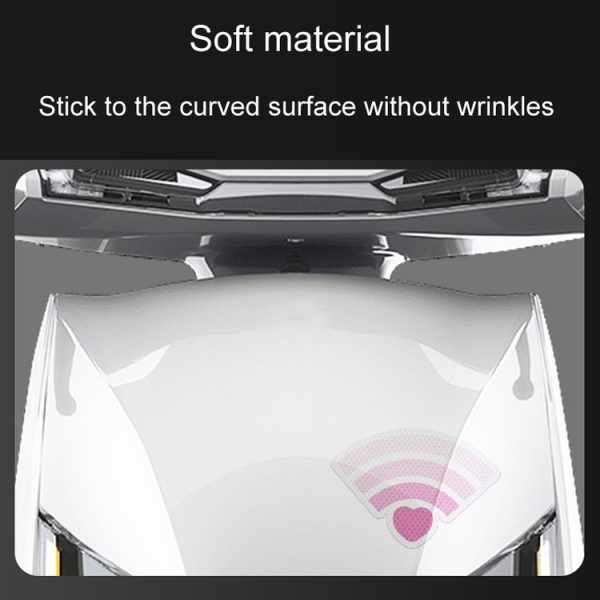 3pcs / Set Vehicle Electronic Car Cover Scratches Night Collision Decorative Signal Reflective Warning Stickers - Image 6