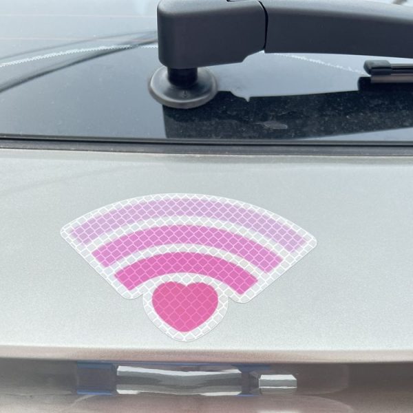 3pcs / Set Vehicle Electronic Car Cover Scratches Night Collision Decorative Signal Reflective Warning Stickers - Image 7
