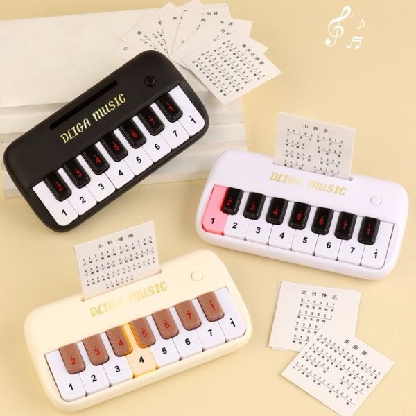 Kids Multifunction Electronic Piano Early Learning Music Piano Educational Toy For Boys And Girls Gift (Black) - Image 2