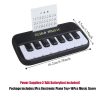 Kids Multifunction Electronic Piano Early Learning Music Piano Educational Toy For Boys And Girls Gift (Black) - Image 3