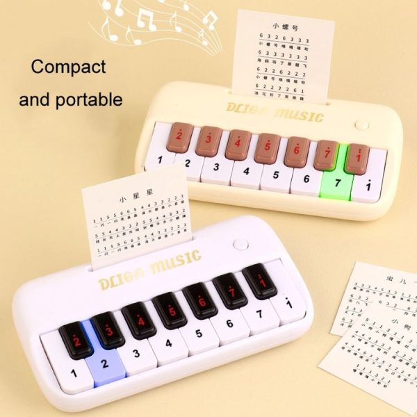 Kids Multifunction Electronic Piano Early Learning Music Piano Educational Toy For Boys And Girls Gift (Black) - Image 4
