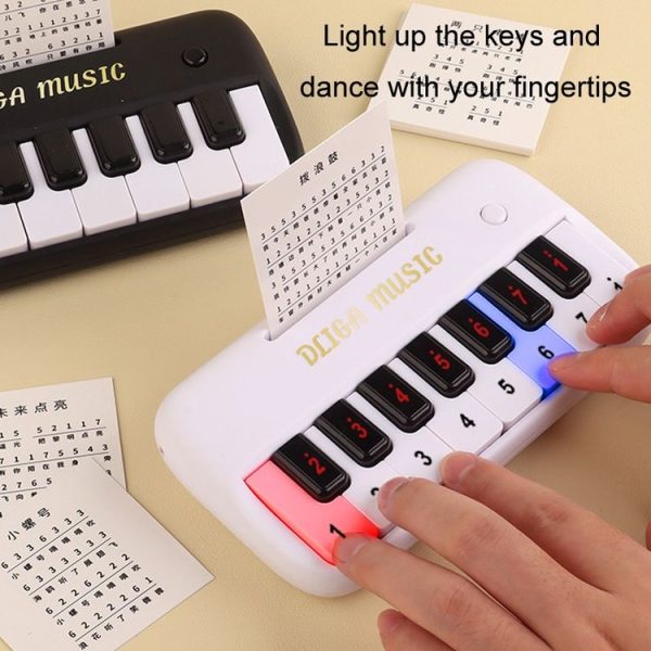 Kids Multifunction Electronic Piano Early Learning Music Piano Educational Toy For Boys And Girls Gift (Black) - Image 6