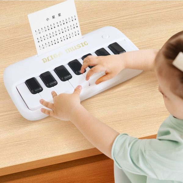Kids Multifunction Electronic Piano Early Learning Music Piano Educational Toy For Boys And Girls Gift (Black) - Image 9