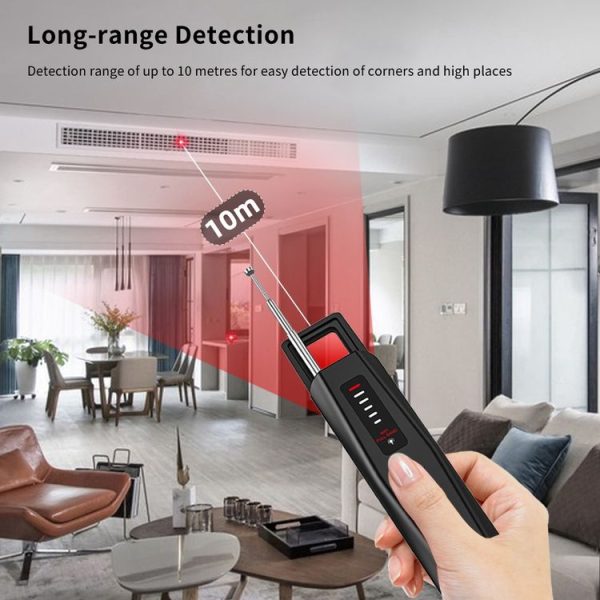 Hidden Camera Detector GPS Tracker Detector 5 Levels Sensitivity Adjustable - Image 7