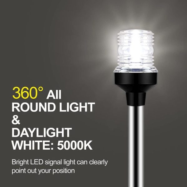 LED Adjustable Yacht Anchor Light All-around Taillight, Specifications: 6 inch - Image 4