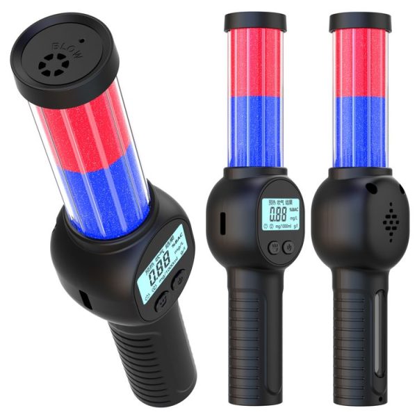 Portable Personal Alcohol Tester High-precision Breathalyzer with Alarm Light English Version - Image 8