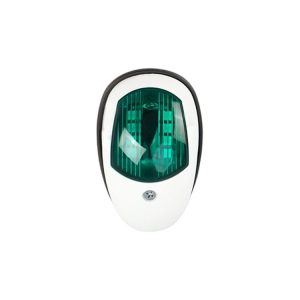 Marine Navigation Warning Light Signal LED Yacht Light, Color: White Shell Green