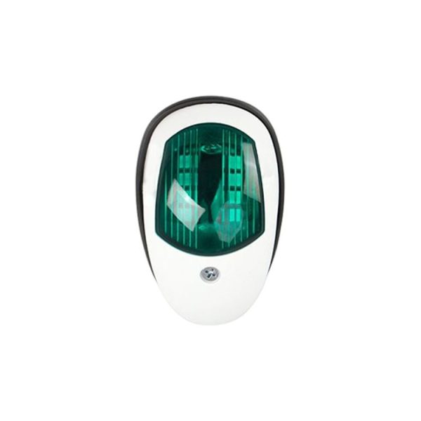 Marine Navigation Warning Light Signal LED Yacht Light, Color: White Shell Green