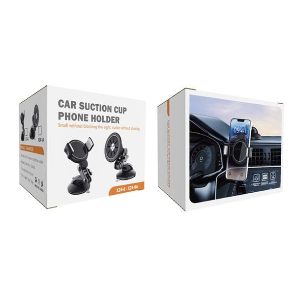 Central Control Instrument Panel Car Navigation Universal Phone Holder, Model: X24-6 Clip Suction Cup - Image 13