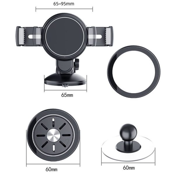 Central Control Instrument Panel Car Navigation Universal Phone Holder, Model: X24-6 Clip Suction Cup - Image 3