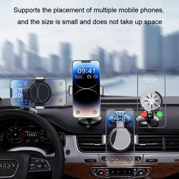 Central Control Instrument Panel Car Navigation Universal Phone Holder, Model: X24-6 Clip Suction Cup - Image 7