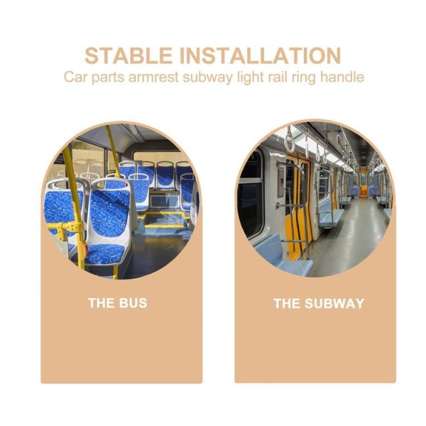 Bus Pull Ring Handle BRT Subway Bus Ring (Yellow) - Image 6