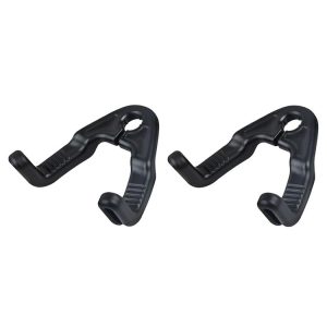 1pair Hidden Car Headrest Storage Hooks Car Seat Hook (Black)