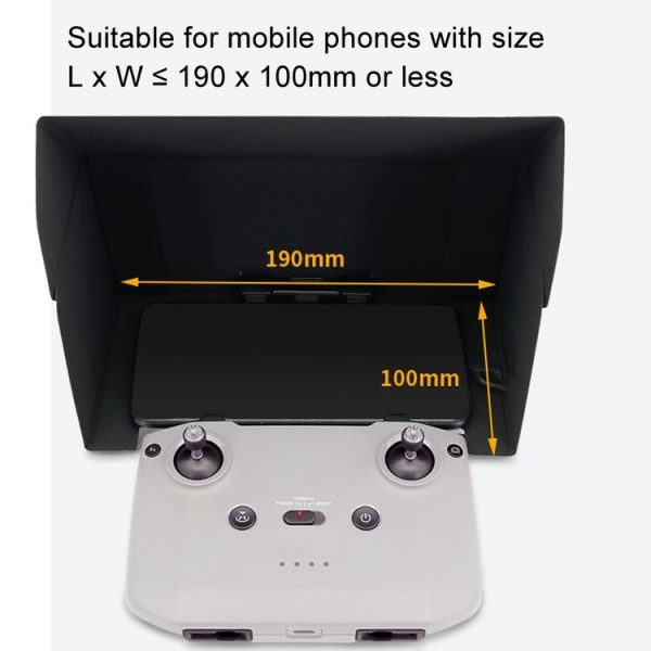CQT Remote Control Mobile Phone Magnetic Light Cover For DJI Mavic 3 / Mini 3 Pro / Mini 2 / Air 2S / Air 2 - Image 6