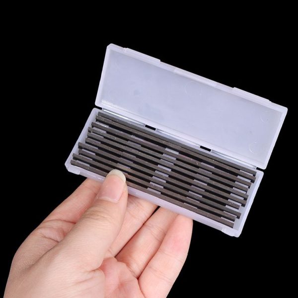 10pcs / Set 82mm Wood Plywood Cutting Alloy Planer Blade - Image 2