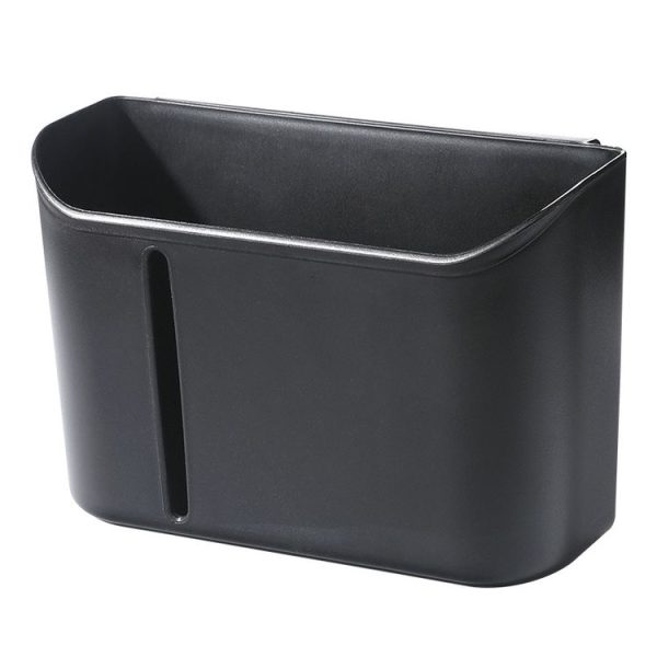 Multifunctional Car Seat Back Storage Box Rear Seat Tissue and Beverage Rack (Black)