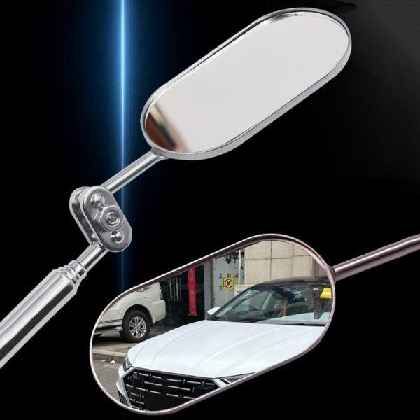 Car Universal Folding Telescopic Inspection Mirror Underbody Inspection Endoscope (Oval) - Image 8