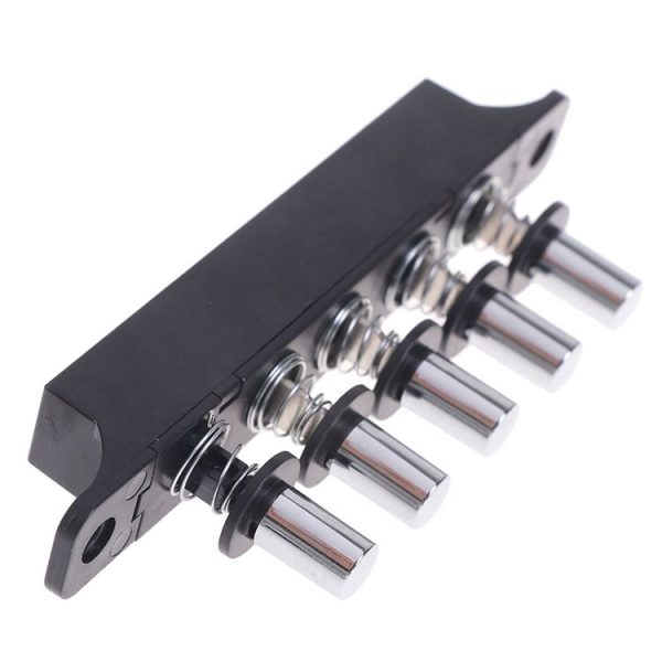 Five-position Plug-in Button Switch Range Hood Piano-key Switch (Silver) - Image 2