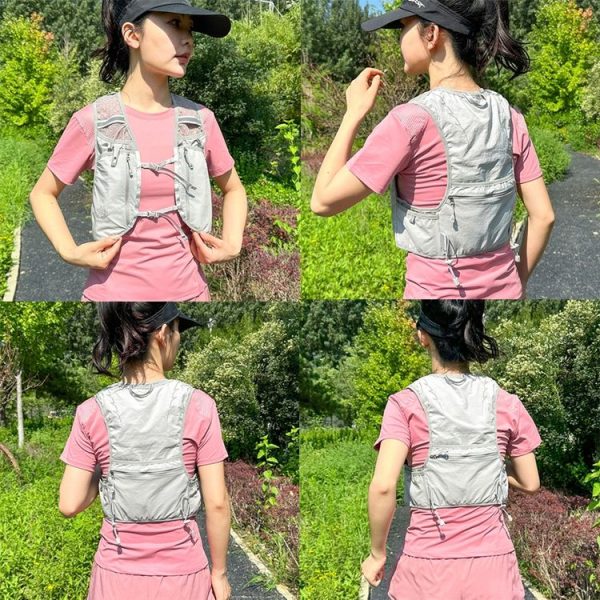Vanaheimr Breathable Running Backpack Portable Women Marathon Cycling Bag, Size: One Size (Black) - Image 2