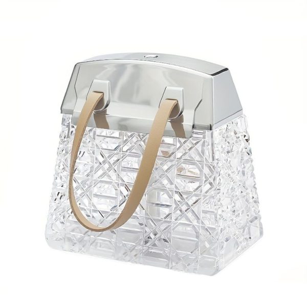 Desktop Small Crystal Bag Humidifier Aroma Ambient Lighting, Color: White Plug-in