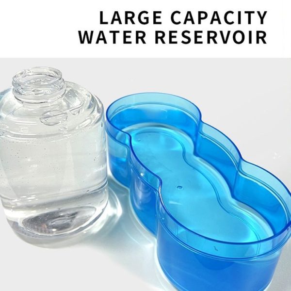 Painting Brush Washer with Drain Cleaner and Holder, 8 Palette Wells (Green) - Image 7