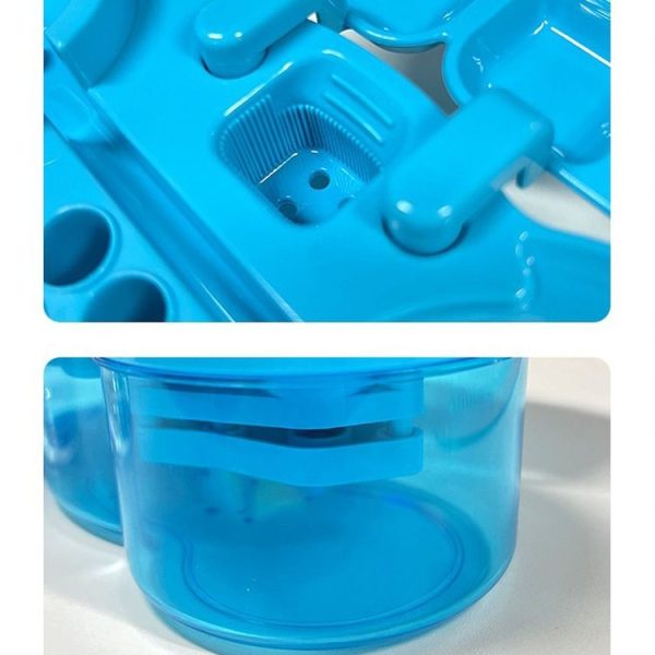 Painting Brush Washer with Drain Cleaner and Holder, 8 Palette Wells (Green) - Image 9