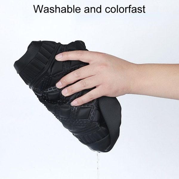 Small Electrical Bike Warm Breathable Non-Slip Cushion Cover (Black) - Image 6