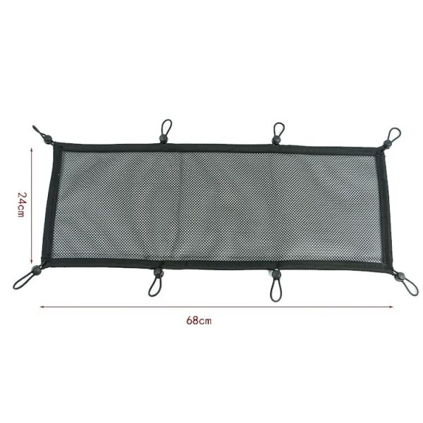 68 x 24cm Table Bottom Power Socket Hidden Organizer Mesh Pocket - Image 3