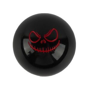 Car Modification Ghost Face Sphere Manual Shift Header (Black)