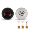 Car Modification Ghost Face Sphere Manual Shift Header (Black) - Image 2
