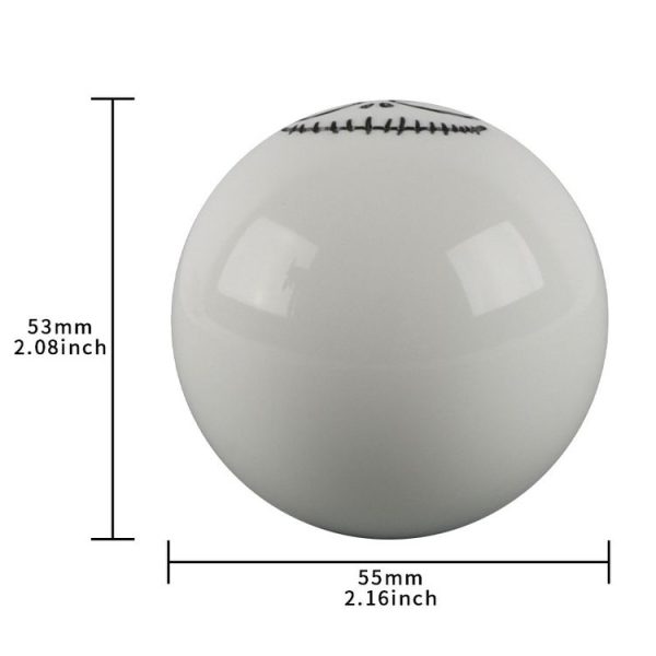 Car Modification Ghost Face Sphere Manual Shift Header (Black) - Image 3