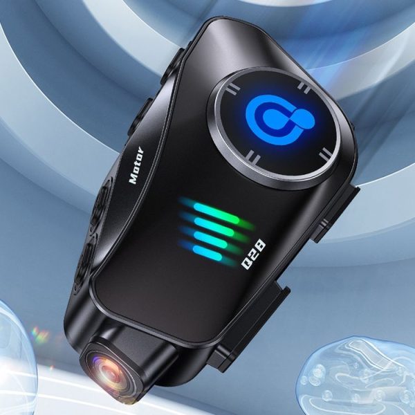 KUQIBAO Q28 Motorcycle Riding Helmet Bluetooth Headset Recorder (Soft Microphone) - Image 2