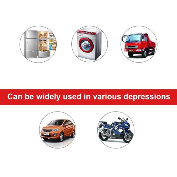 2pcs Car Dent Repair Tool Door Support Clip Door Bump Leveling Screwdriver, Color: Red - Image 5