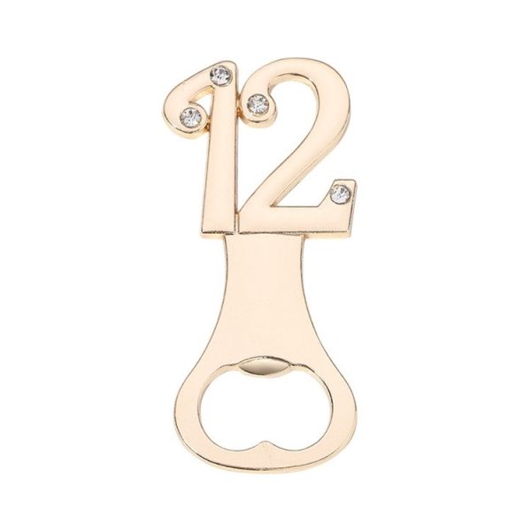 Digital Shape Wedding Party Manual Bottle Opener Beer Drinks Driver, Style: 12