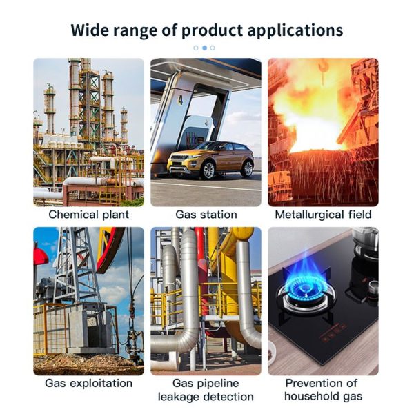Portable Flammable Gas Methane Leak Detector Alarm (Black) - Image 15