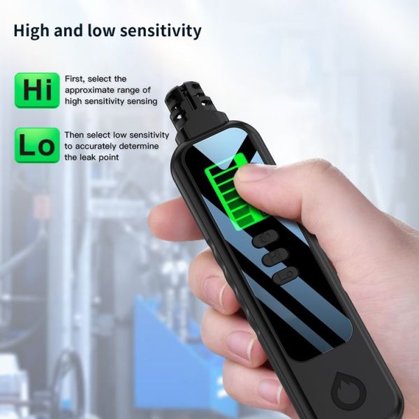 Portable Flammable Gas Methane Leak Detector Alarm (Black) - Image 8