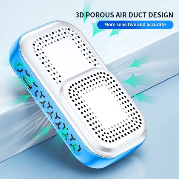 Portable Carbon Monoxide Detector Outdoor Home Detection Alarm (Gray) - Image 3