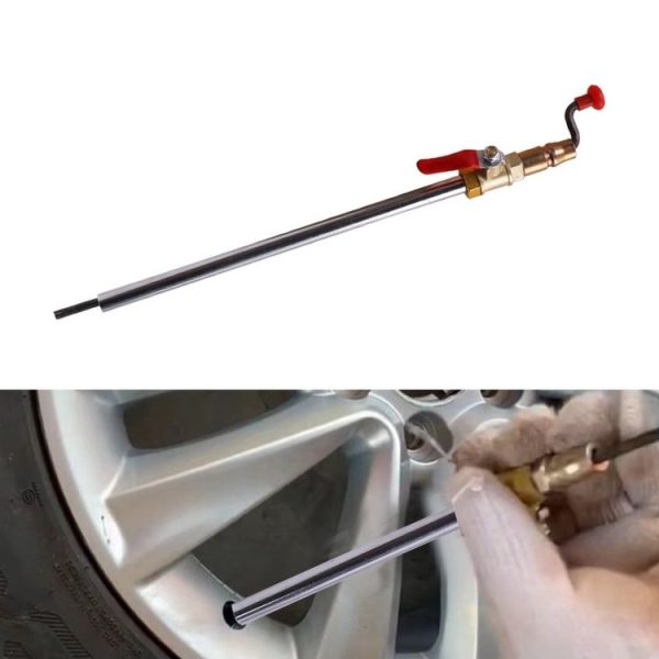Car Tire Hand-crank Fast Inflation Rod Universal Air Filling Rod Without Meter - Image 11