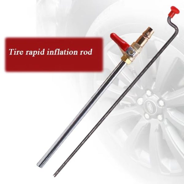 Car Tire Hand-crank Fast Inflation Rod Universal Air Filling Rod Without Meter - Image 3