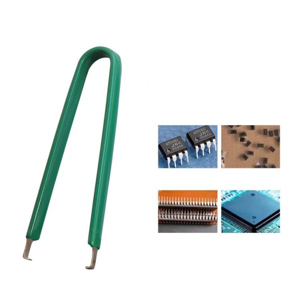 2pcs / Pack Automotive Plug-in Extraction Tweezers Automotive Repair Tool Pliers (Green) - Image 4
