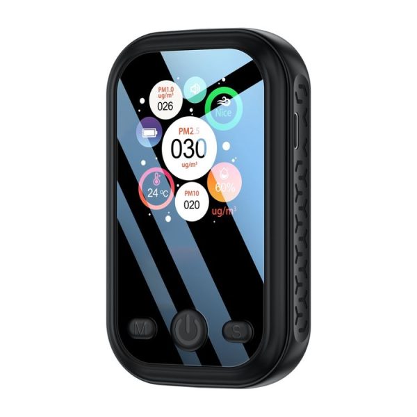 Haze Dust Air Quality Temperature Humidity Detector (Black)