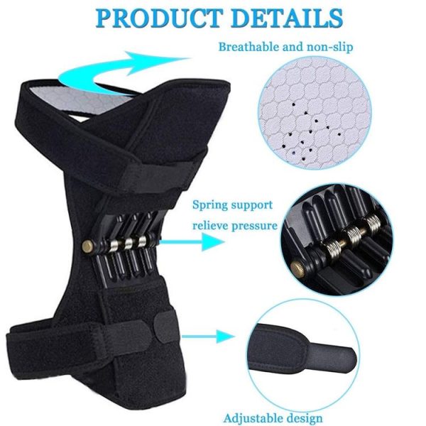 Single Knee Joint Sports Booster Knee Climbing Protection Support Gear Fitness Knee Pads - Image 3