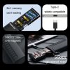 Desiontal DK10 Portable High-Speed Computer Phone Read / Write 2 In 1 Card Reader Large Capacity Flash Card Case (Black) - Image 4