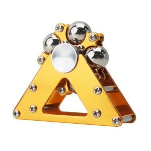 Ferris Wheel Fingertip Gyro Metal Fidget Spinner Adult Stress Reliever Toy Gyroscope For Kids Gift (Gold)