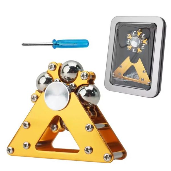 Ferris Wheel Fingertip Gyro Metal Fidget Spinner Adult Stress Reliever Toy Gyroscope For Kids Gift (Gold) - Image 10
