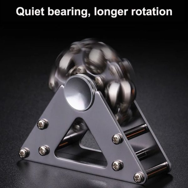 Ferris Wheel Fingertip Gyro Metal Fidget Spinner Adult Stress Reliever Toy Gyroscope For Kids Gift (Gold) - Image 5