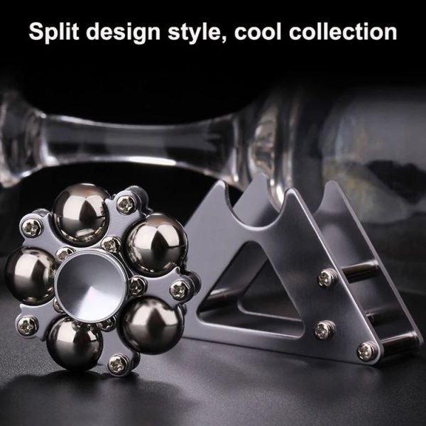 Ferris Wheel Fingertip Gyro Metal Fidget Spinner Adult Stress Reliever Toy Gyroscope For Kids Gift (Gold) - Image 6