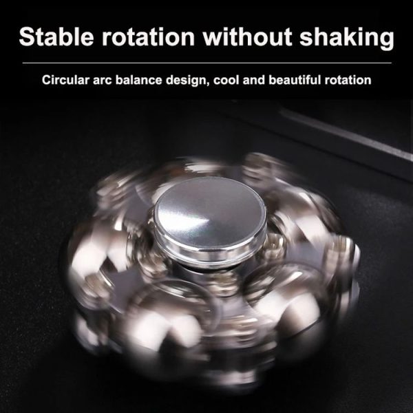Ferris Wheel Fingertip Gyro Metal Fidget Spinner Adult Stress Reliever Toy Gyroscope For Kids Gift (Gold) - Image 8
