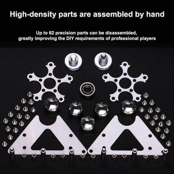 Ferris Wheel Fingertip Gyro Metal Fidget Spinner Adult Stress Reliever Toy Gyroscope For Kids Gift (Gold) - Image 9
